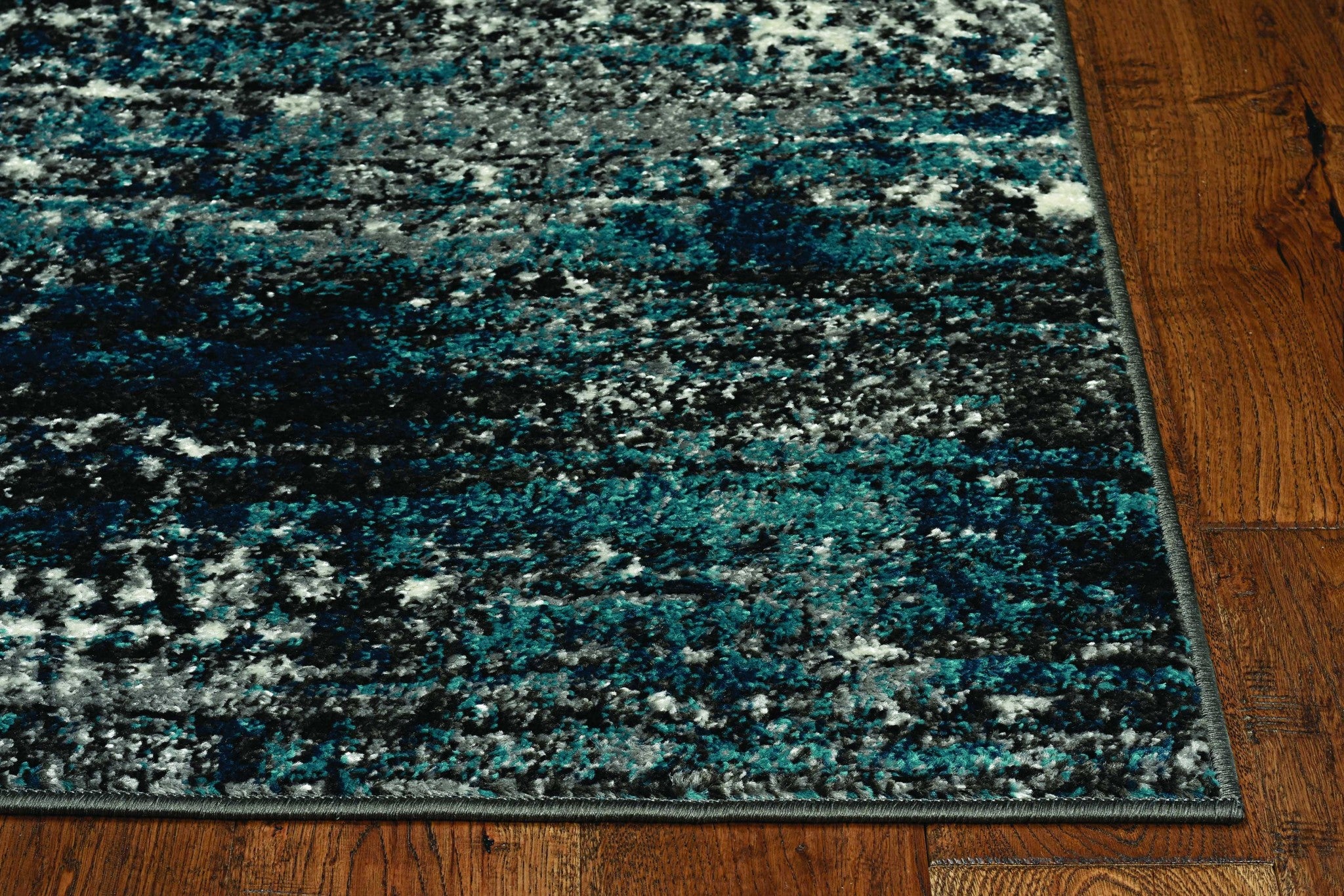63" X 91" Grey or  Blue Polypropelene Rug