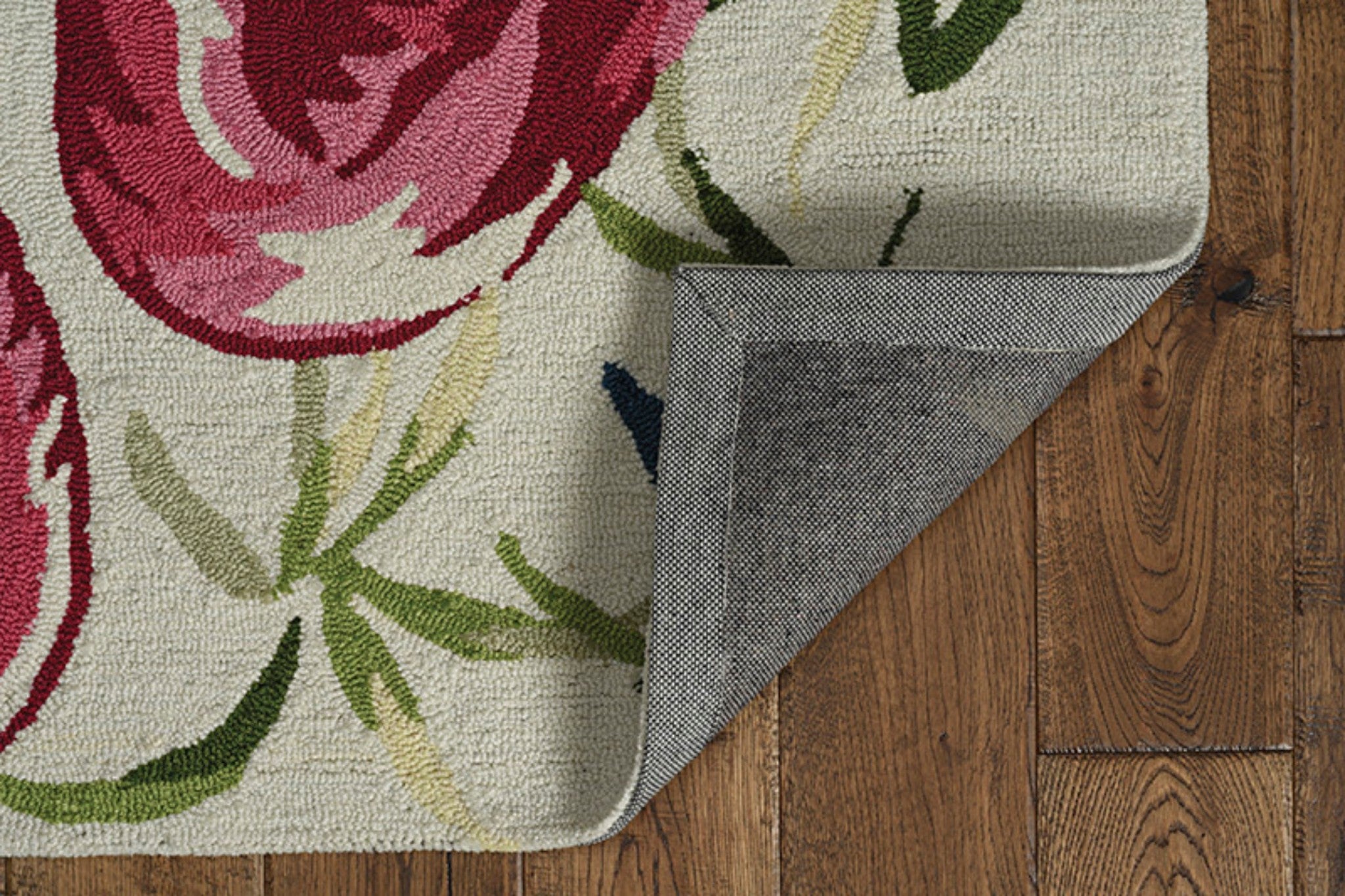 60" X 90" Ivory or Pink Polyester Rug