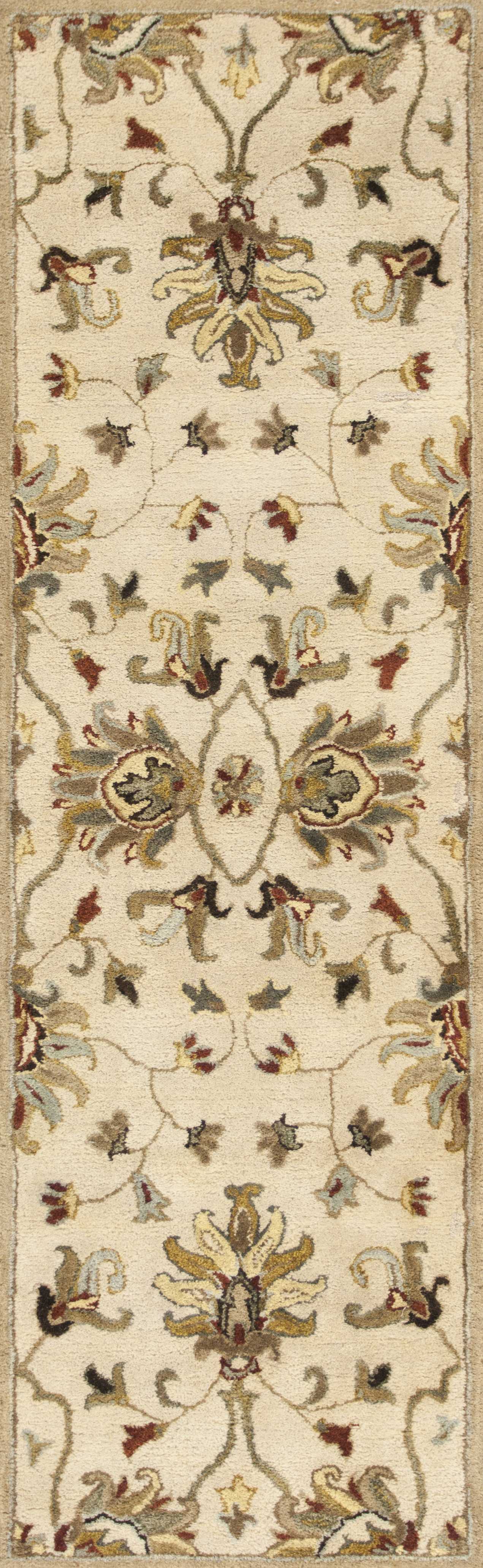 60" X 90" Ivory  Polyester Rug