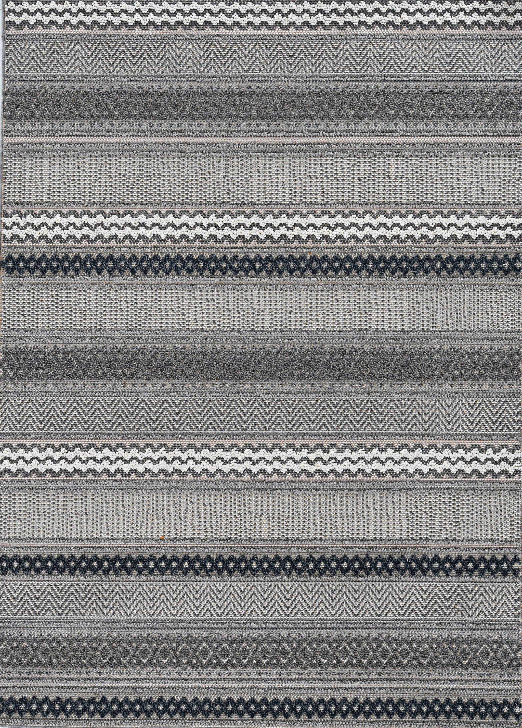 48" X 69" Taupe Polypropylene Rug