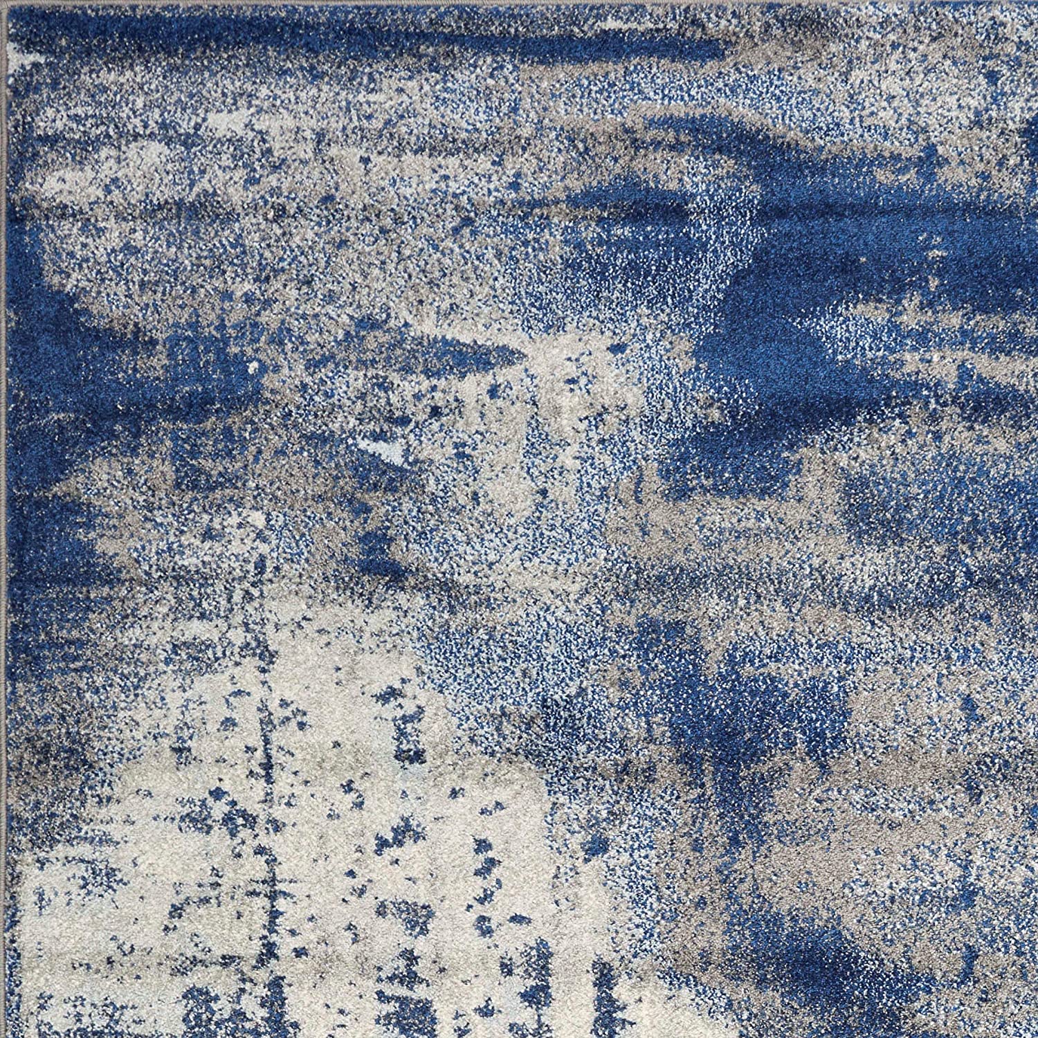99" X 122" Ice Blue Polypropelene Rug