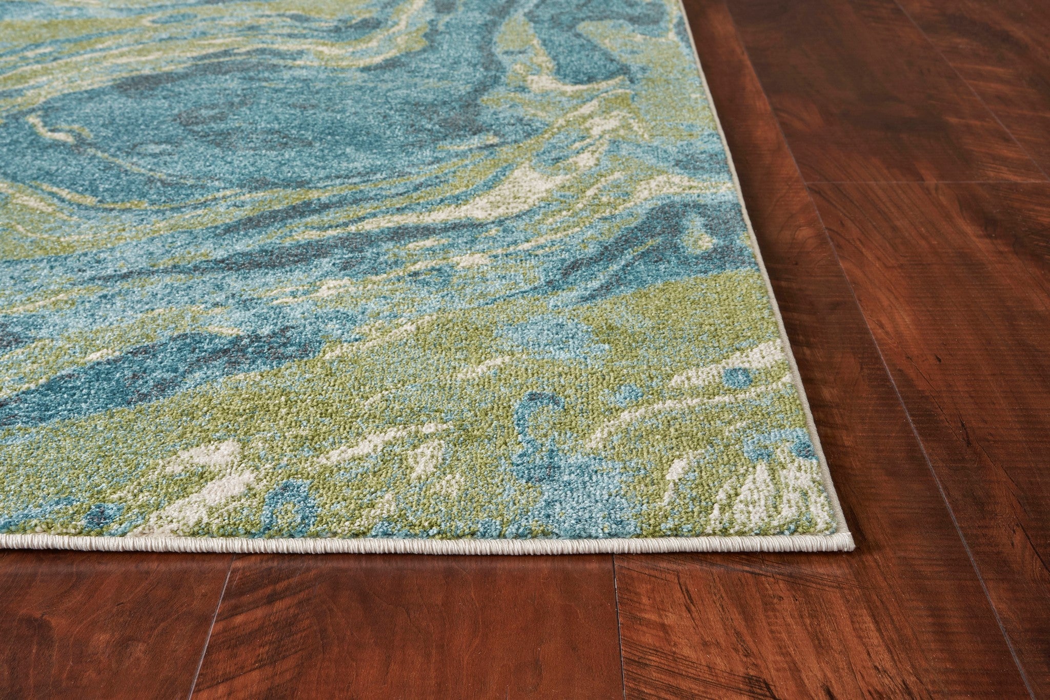 99" X 122" Teal Polypropelene Rug