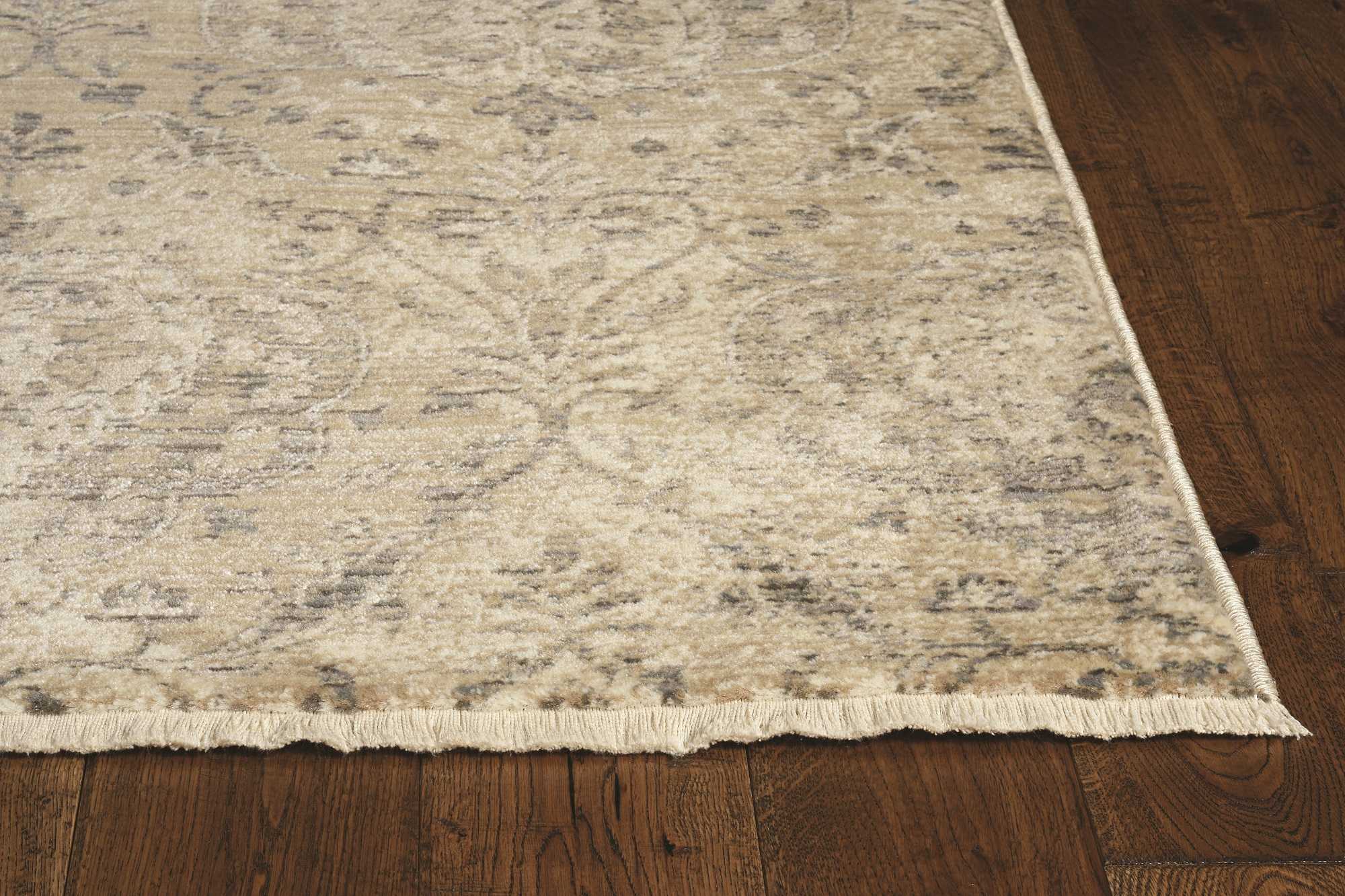 24" X 96" Sand or  Grey Polypropylene Rug