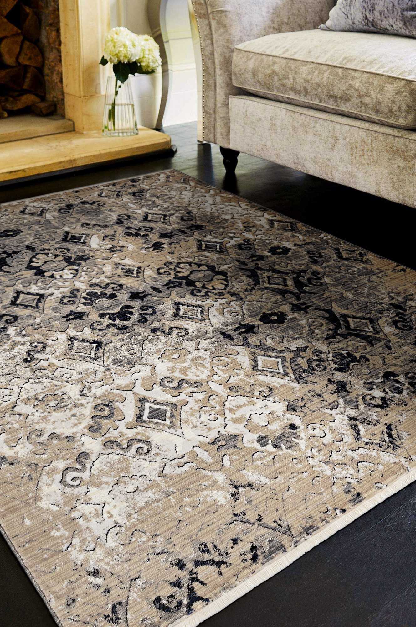 108" X 144" Ivory or Beige Polypropylene Rug