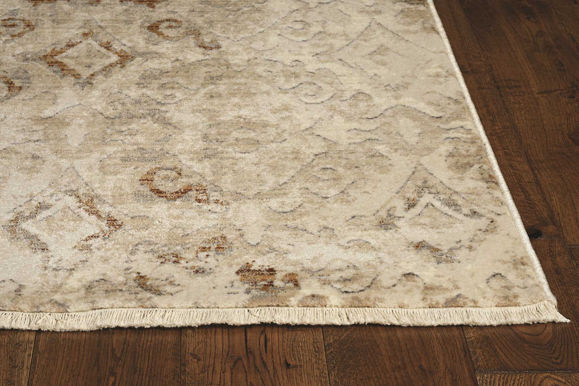 24" X 96" Sand Polypropylene Rug