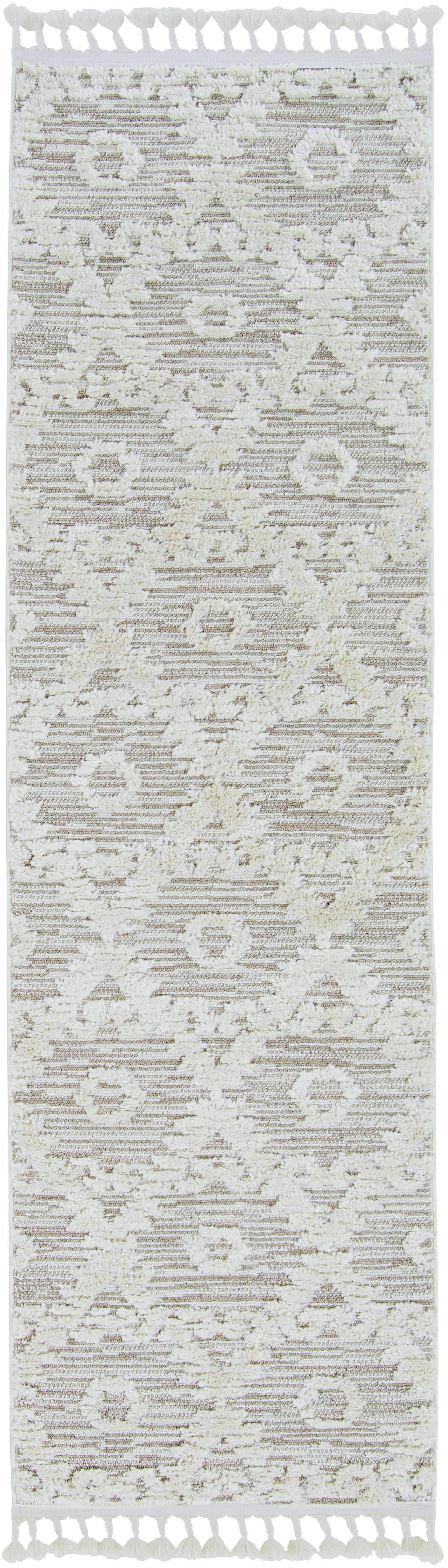 144" X 180" Ivory  Beige Polyester Rug