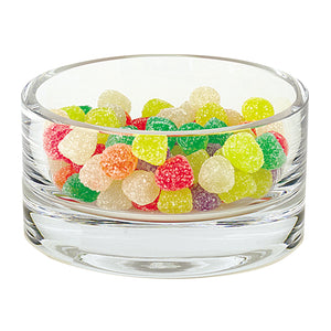 6" Mouth Blown Thick Walled Glass Bowl