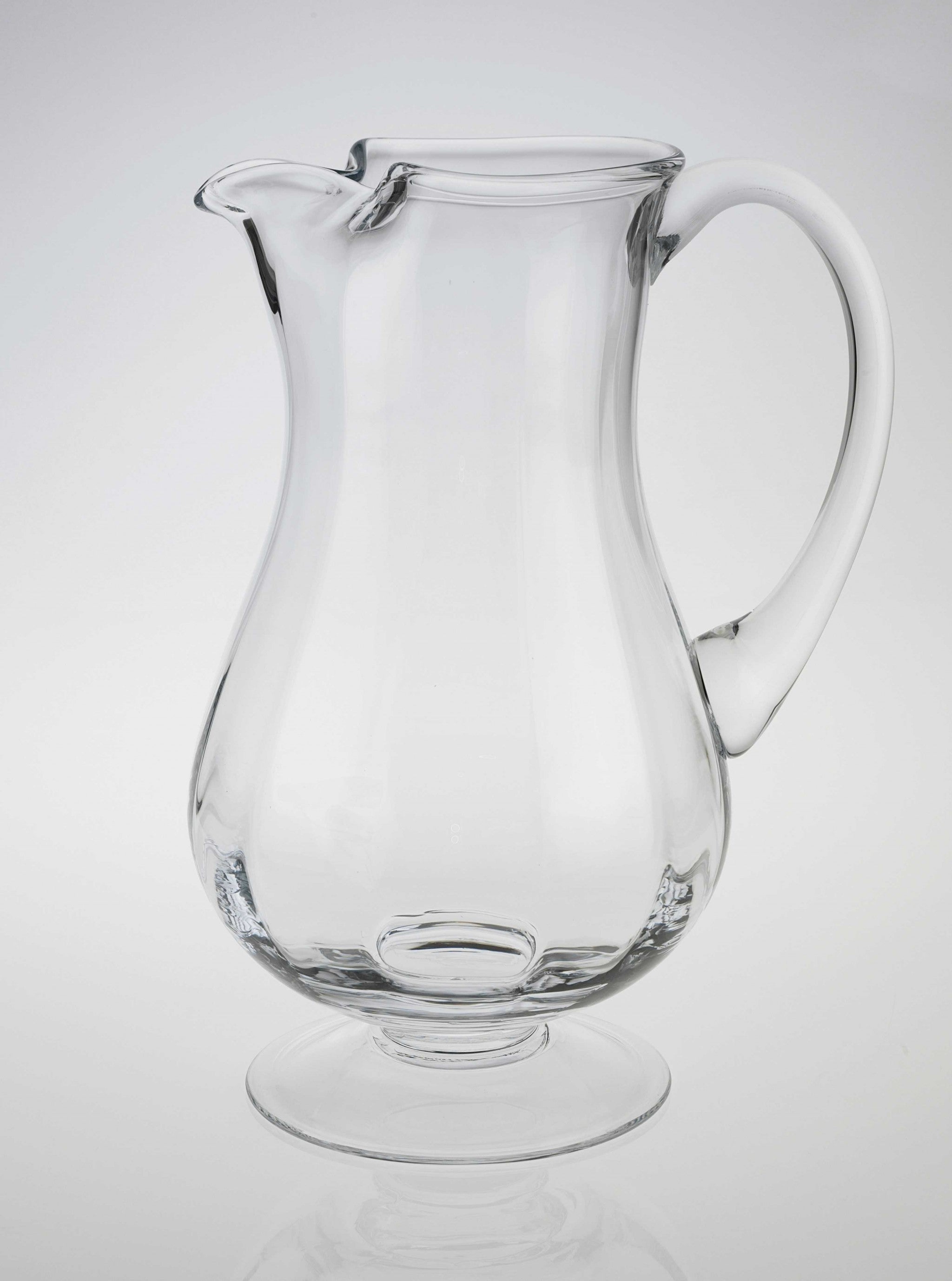Mouth Blown Lead Free Crystal Pitcher 54 oz.