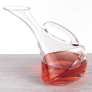 Mouth Blown Glass Wine Carafe - 32 oz.