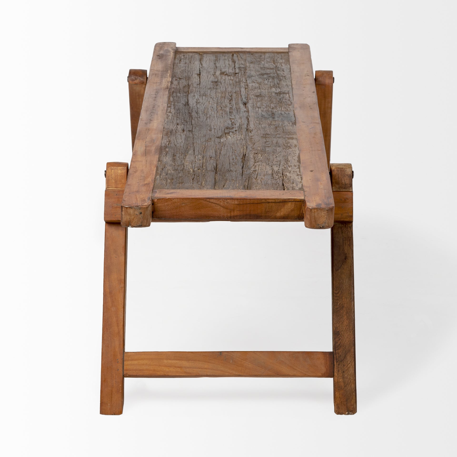 Rectangular Mango Wood Rustic Cot Style Dining Bench