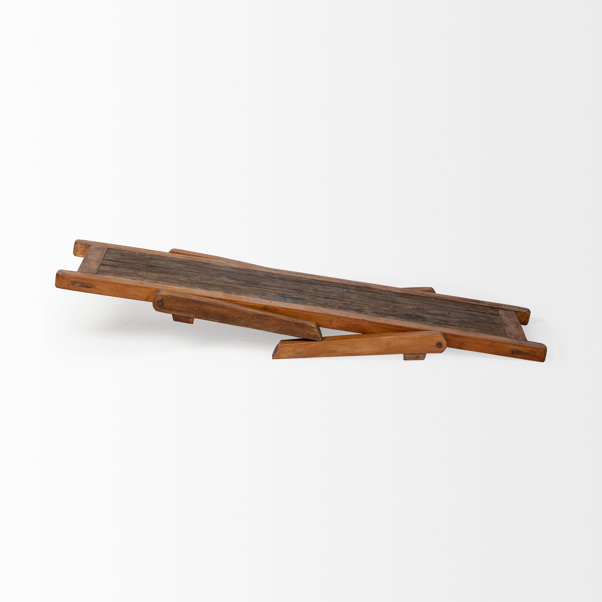 Rectangular Mango Wood Rustic Cot Style Dining Bench