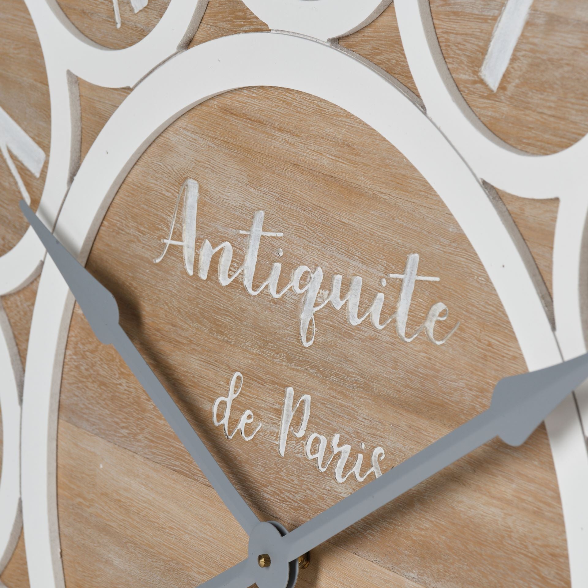 36" Round Oversize Farmhouse Wall Clock w/ Large Roman Markings