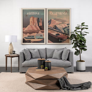 Hexagonal Hinged Solid Wood Top and Base Coffee Table