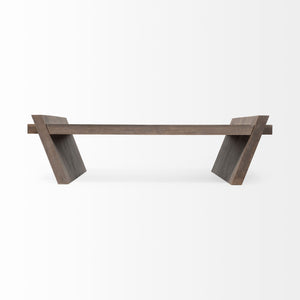 Square Solid Wood Top and Base Coffee Table