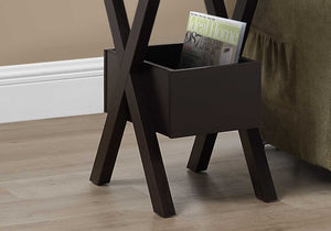 Rectangular Espresso Laminated Wood Accent Table