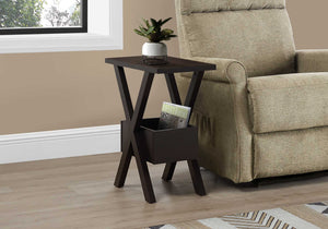 Rectangular Espresso Laminated Wood Accent Table