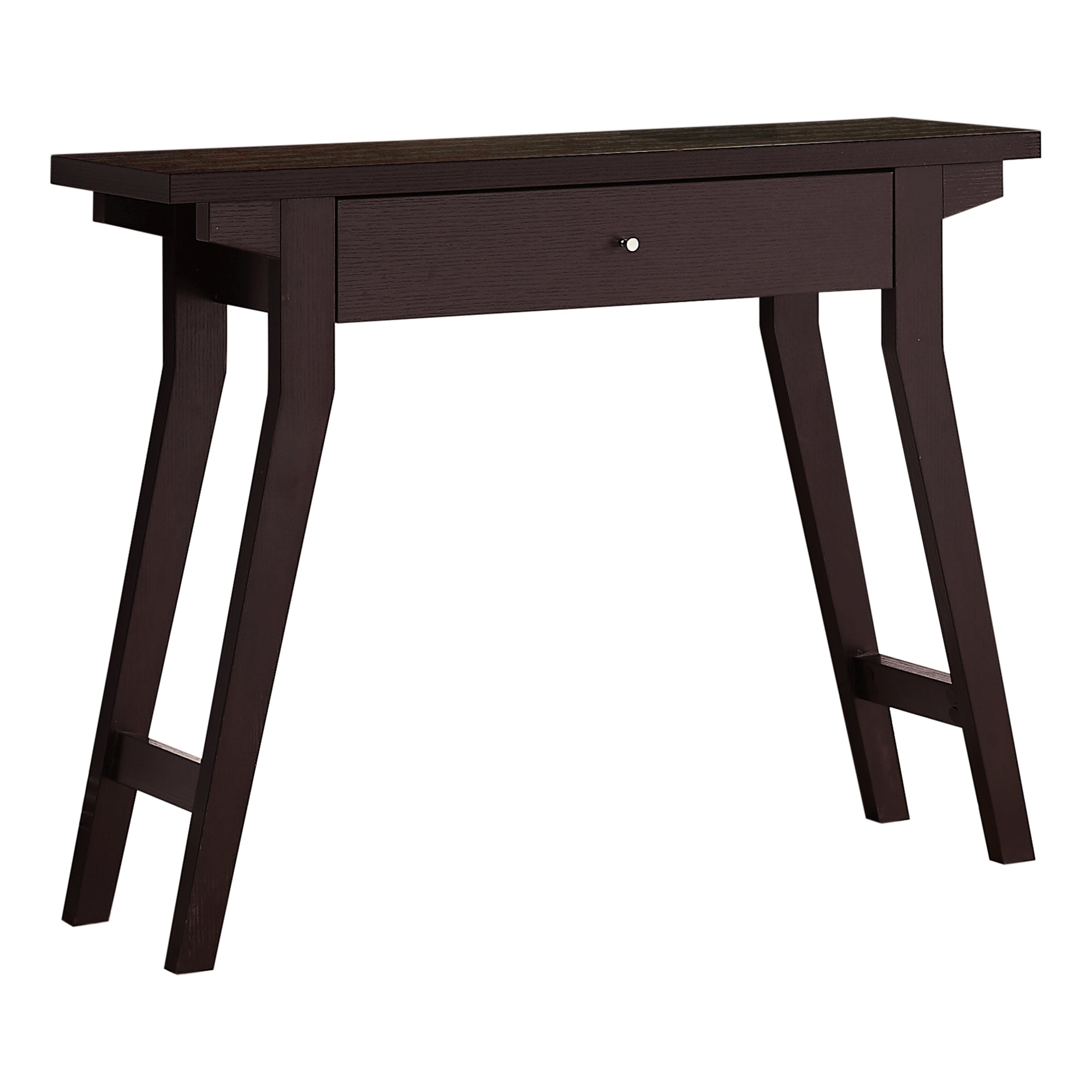Rectangular Espresso Accent Table with Storage Drawer