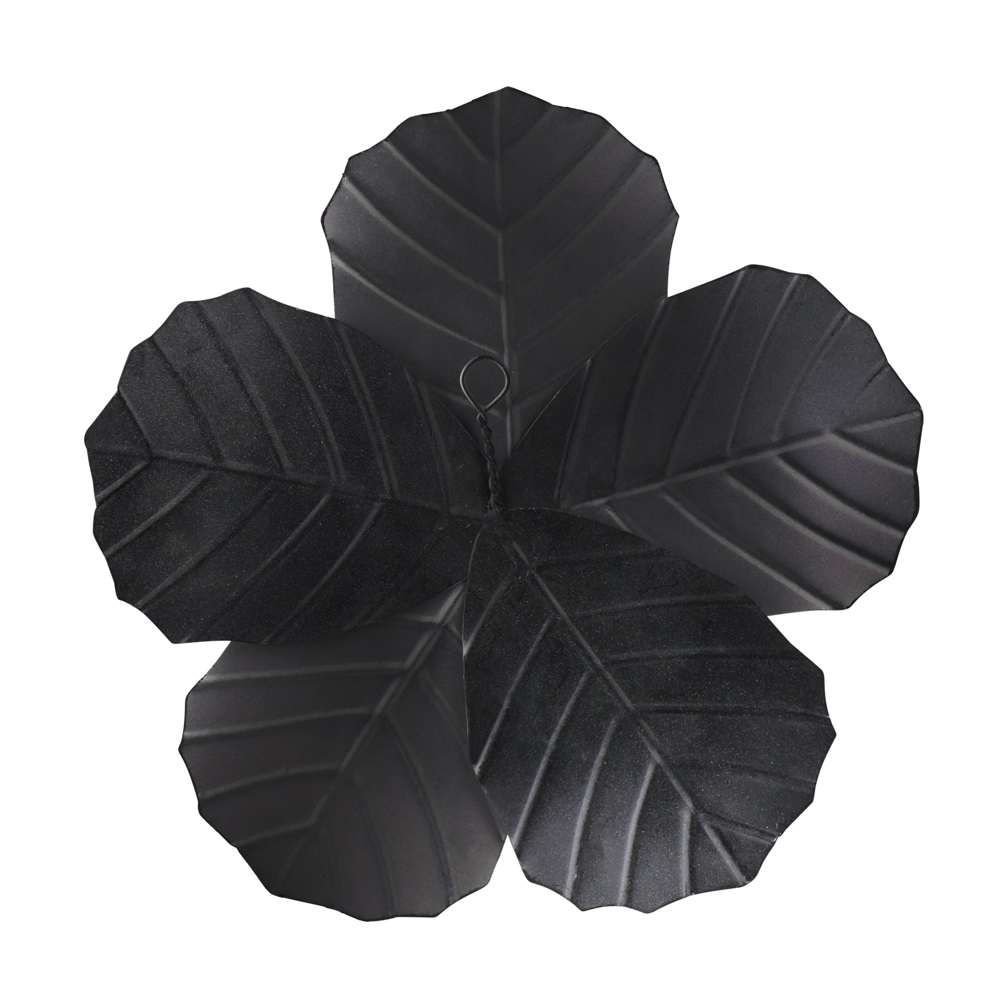Flower Metal Wall Decor with Matte Finish