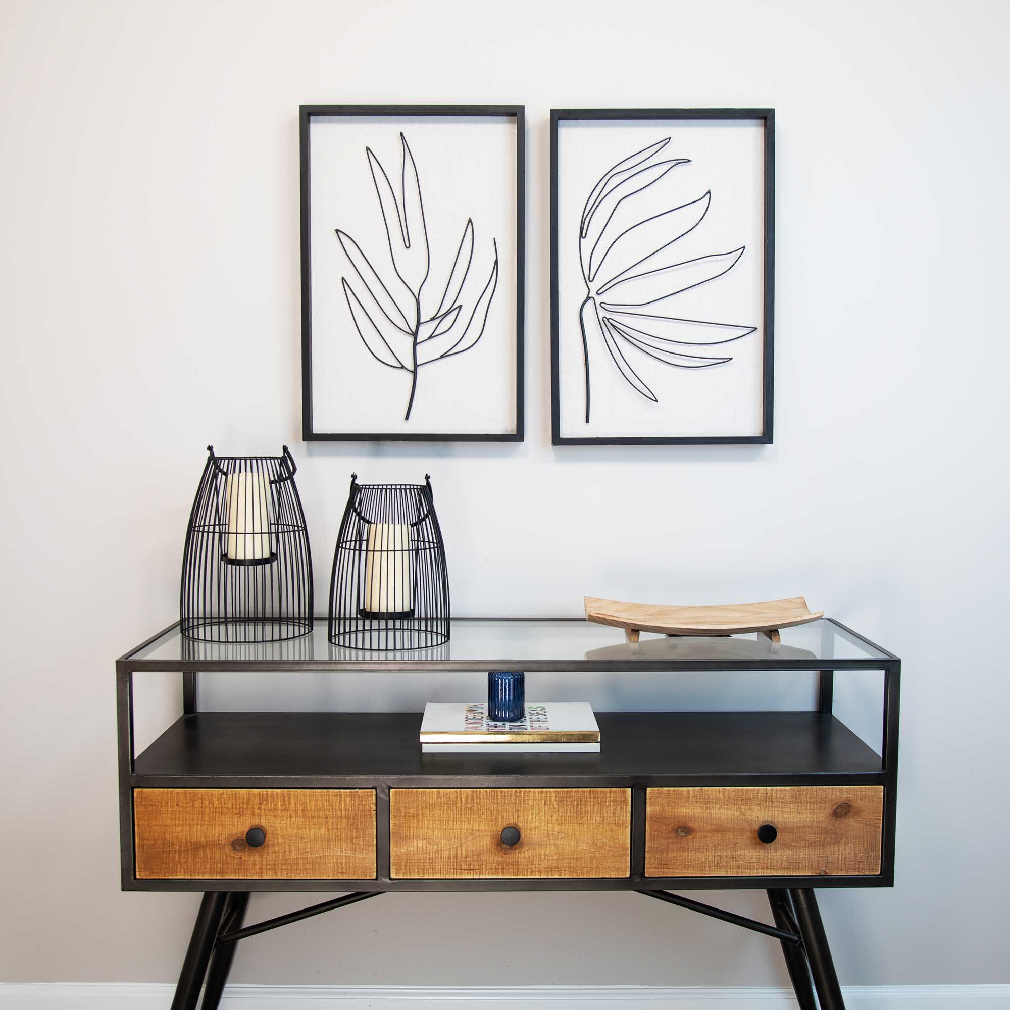 Natural Wood Curved Tray