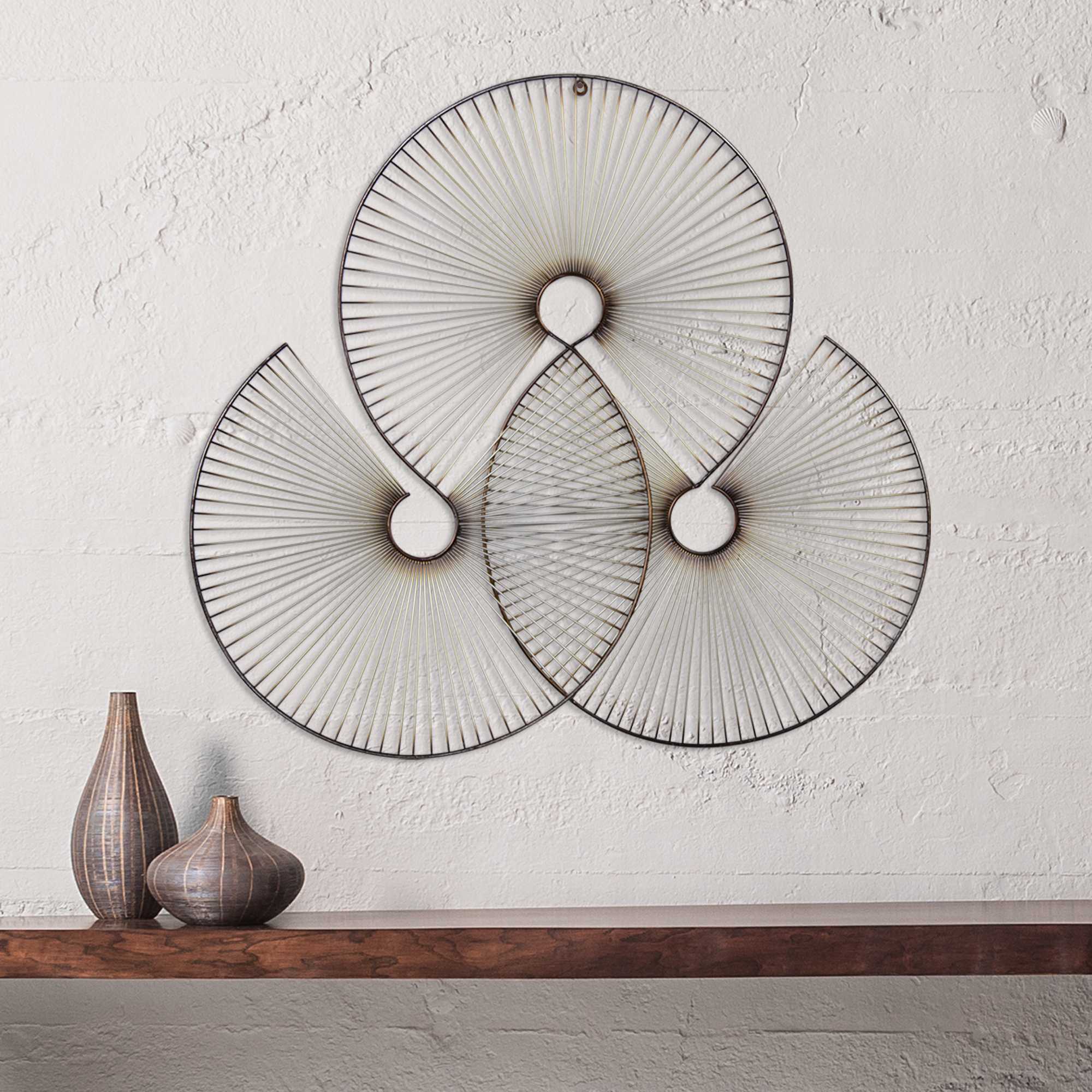 Fan Metal Wall Decor