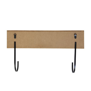 Yoga Mat Shelf with J-hooks