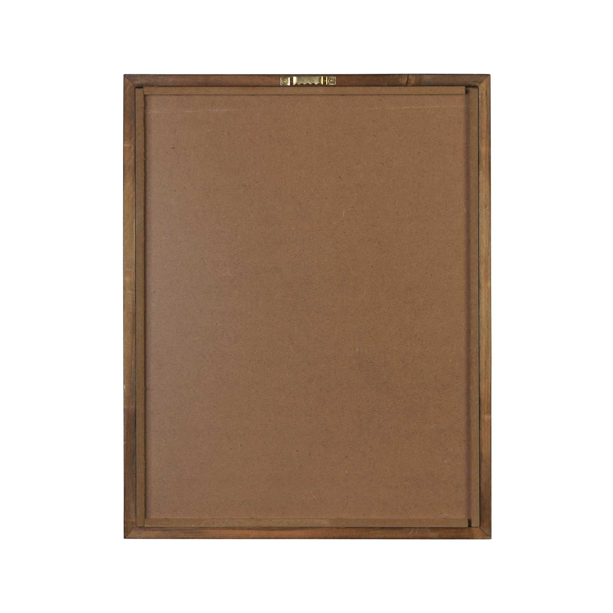 11" X 14" Flower Framed Wall Art with Glass