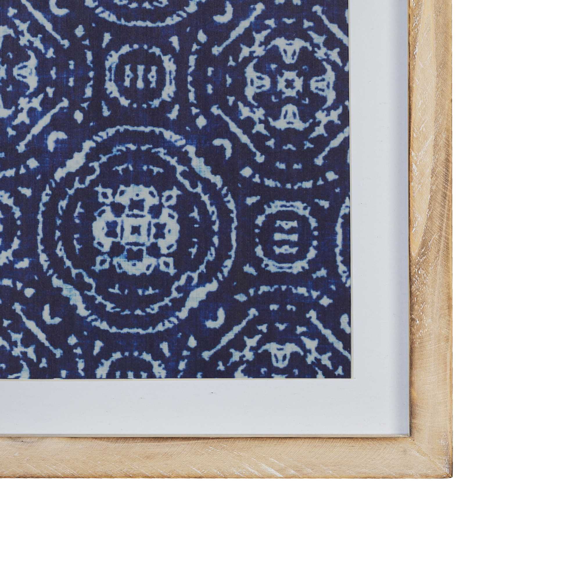 11" X 14" Geometric Design Frame Wall Art with Glass