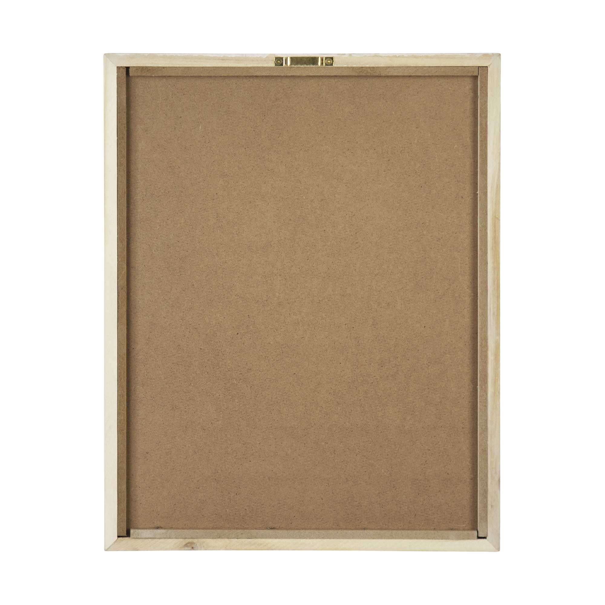 11" X 14" Geometric Design Frame Wall Art with Glass