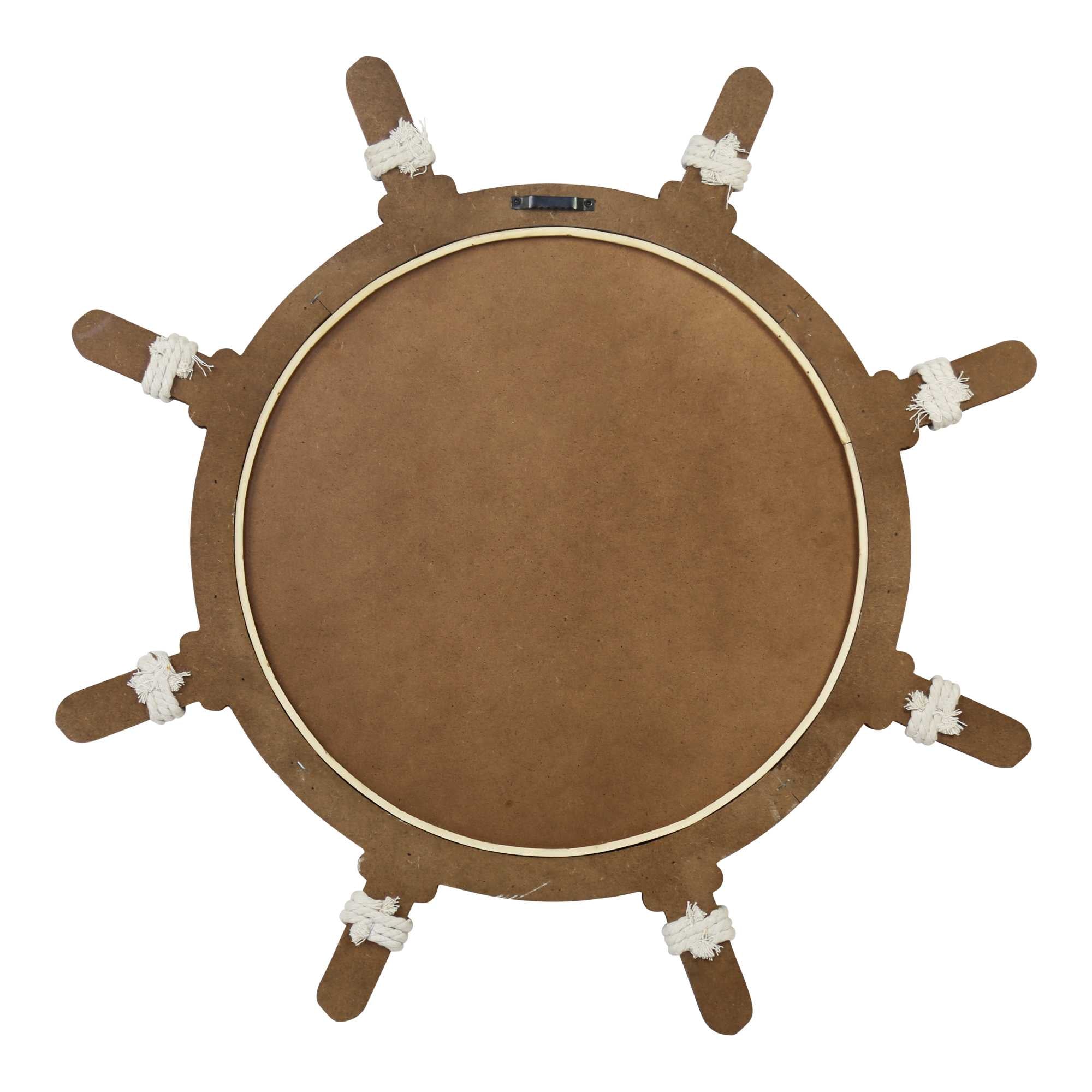 Ship Wheel Wall Mirror