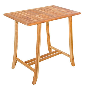 Compact Teak Dining Table in Natural Finish