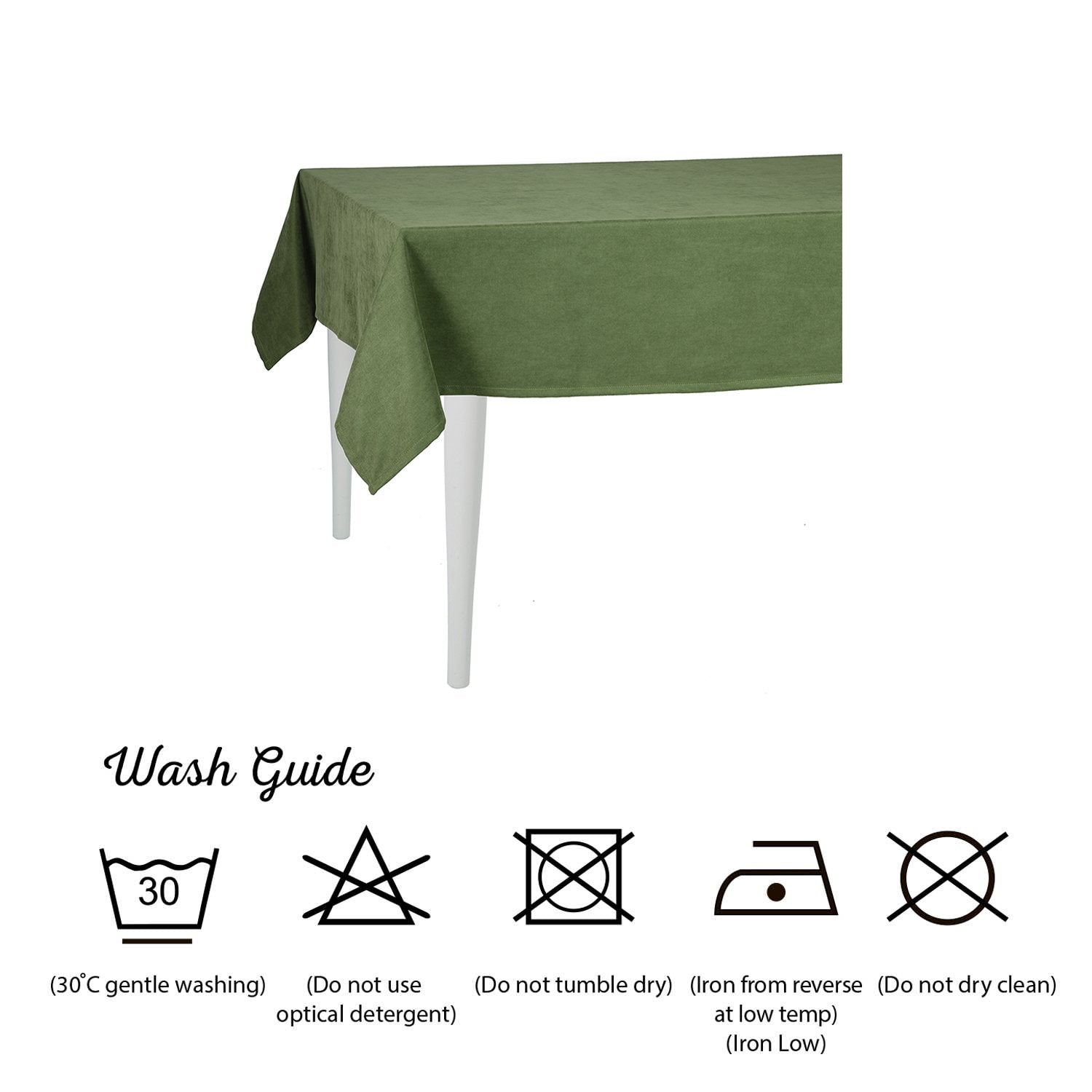 104"  Merry Christmas Rectangle Tablecloth in  Green