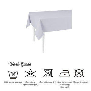 104" Merry Christmas Rectangle Tablecloth in  Grey