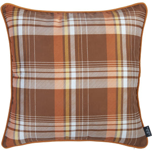 Set of 2 18" Fall Thanksgiving Pumpkin Throw Pillow Cover in Multicolor