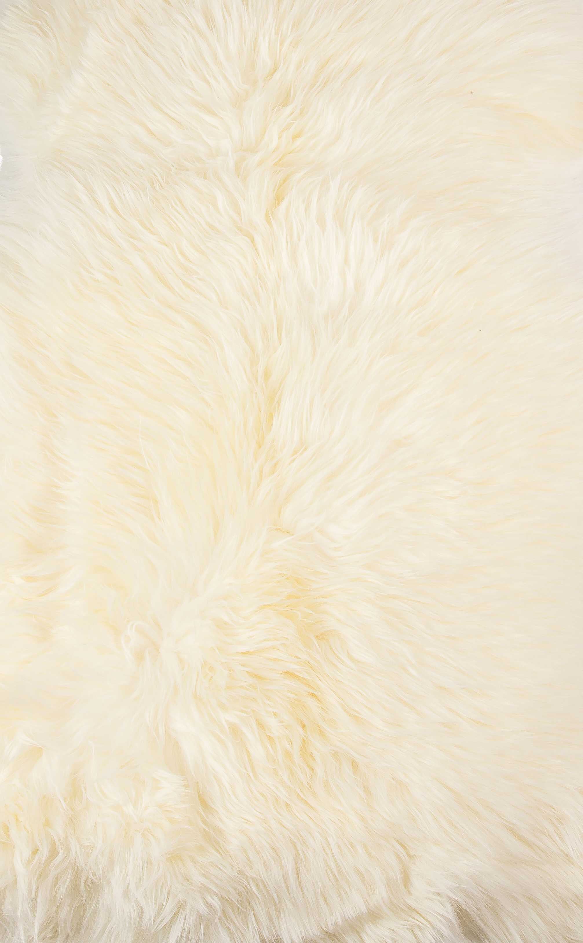 Ivory New Zealand Natural Shearling Sheepskin Rug