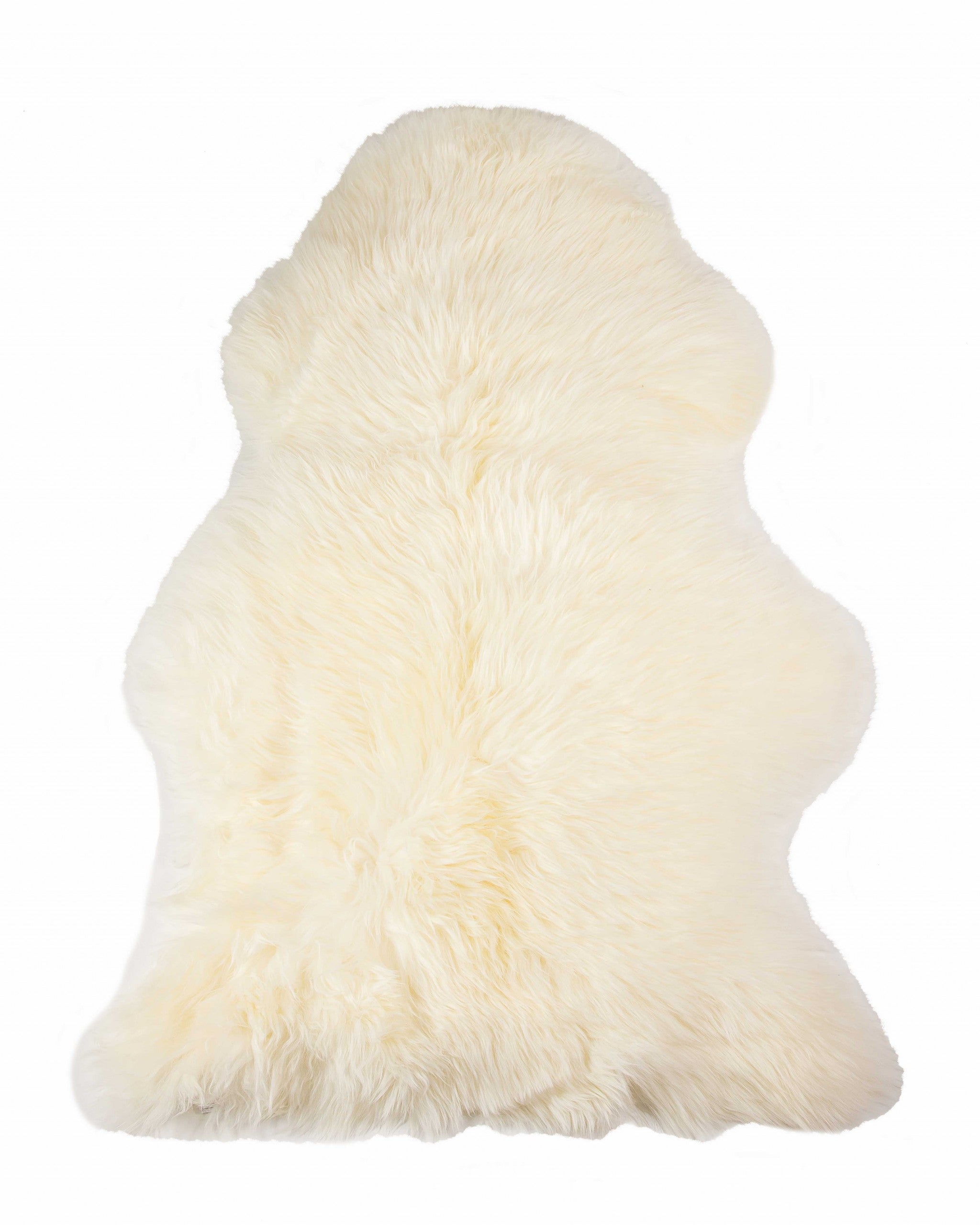 Ivory New Zealand Natural Shearling Sheepskin Rug