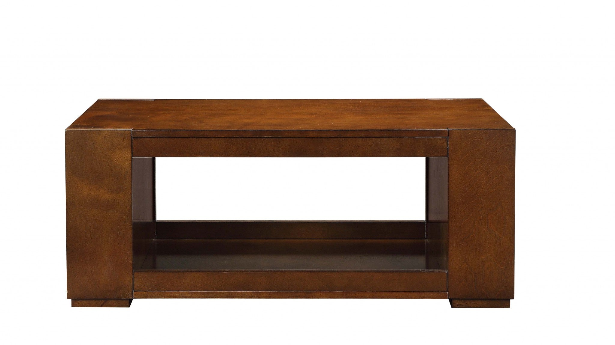 Rectangular Espresso Wood Coffee Table