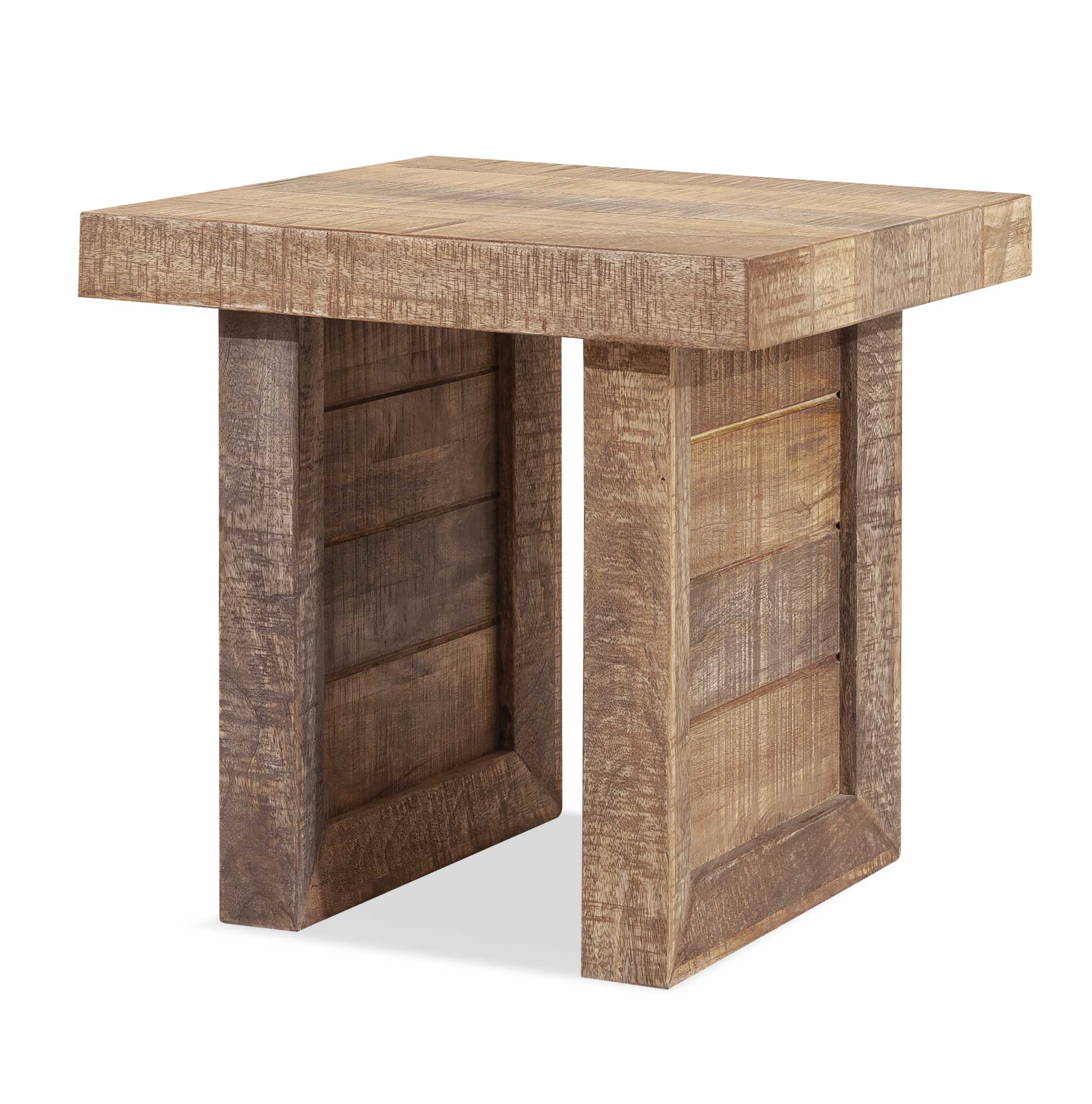 Solid Mango Wood End Table