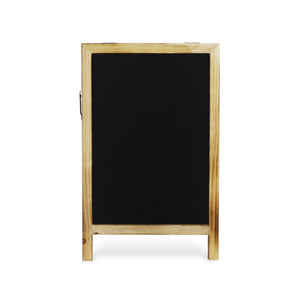 Large Double Sided Wood Frame Chalkboard