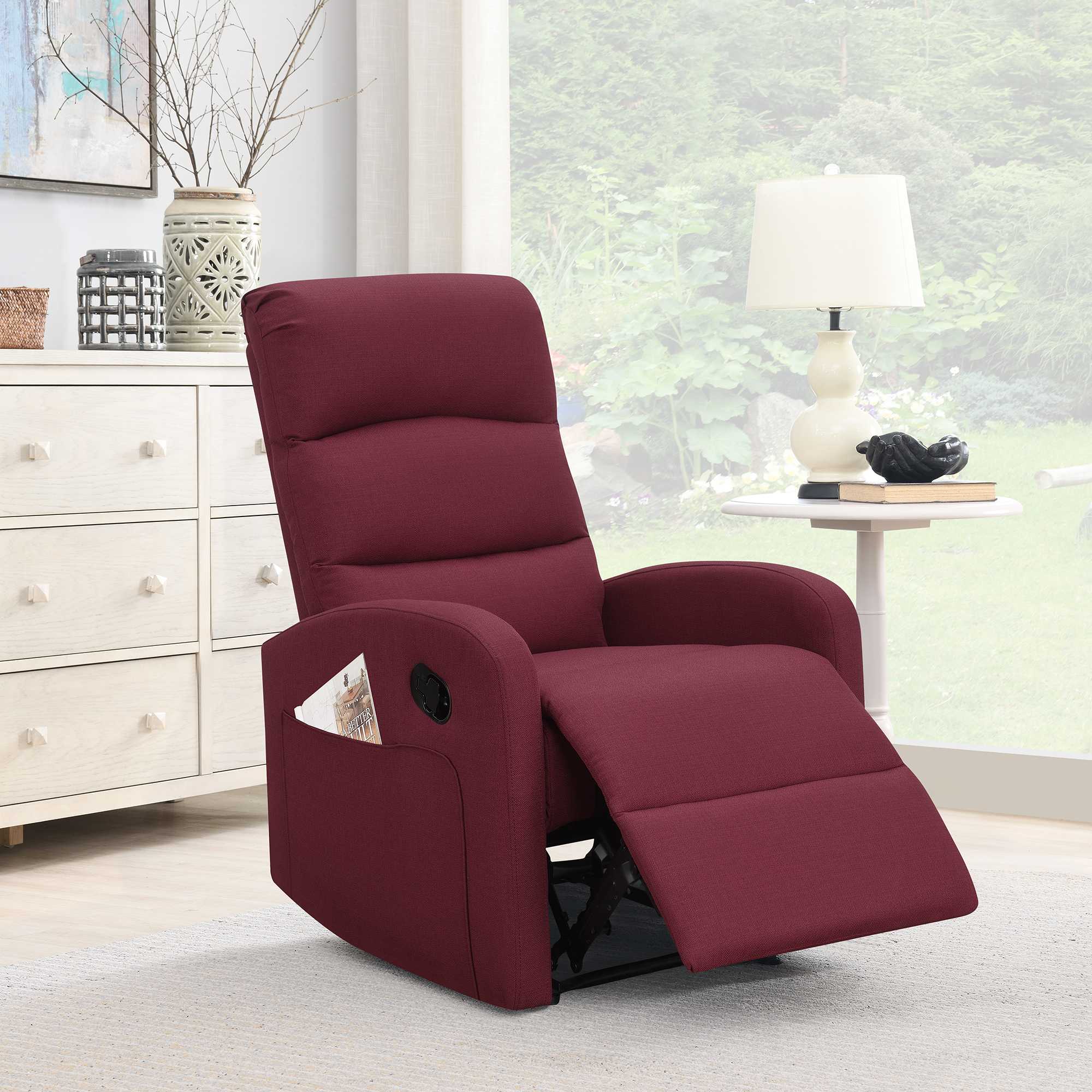 Relaxing Red Recliner Chair
