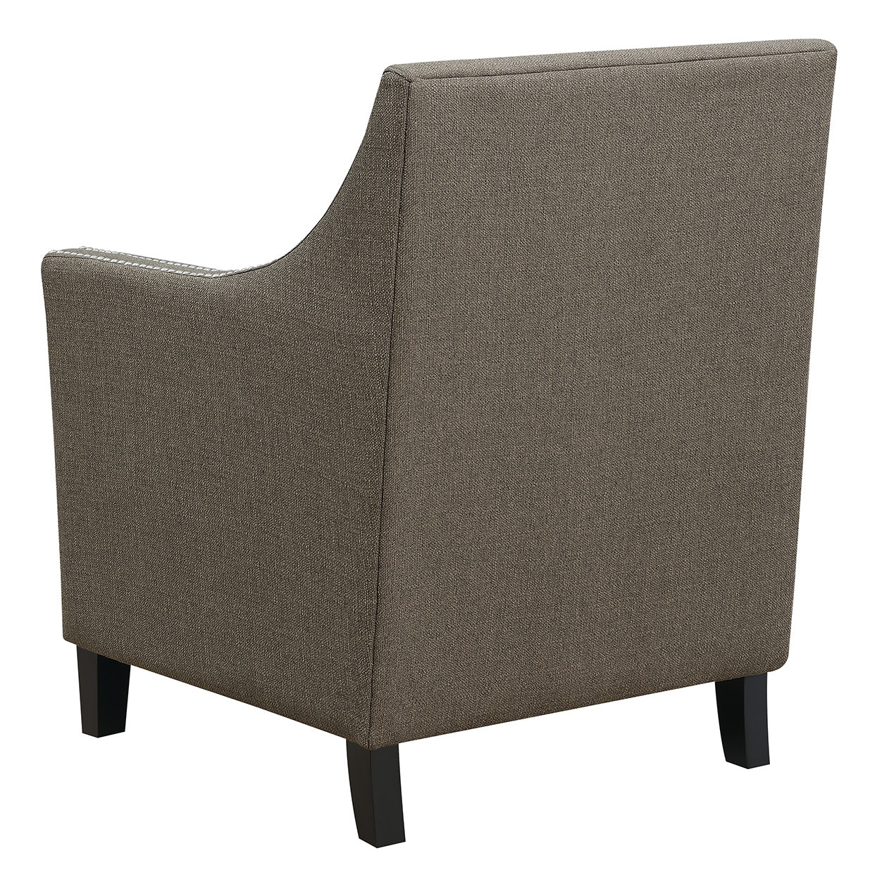 Brown Upholstered Accent Chair