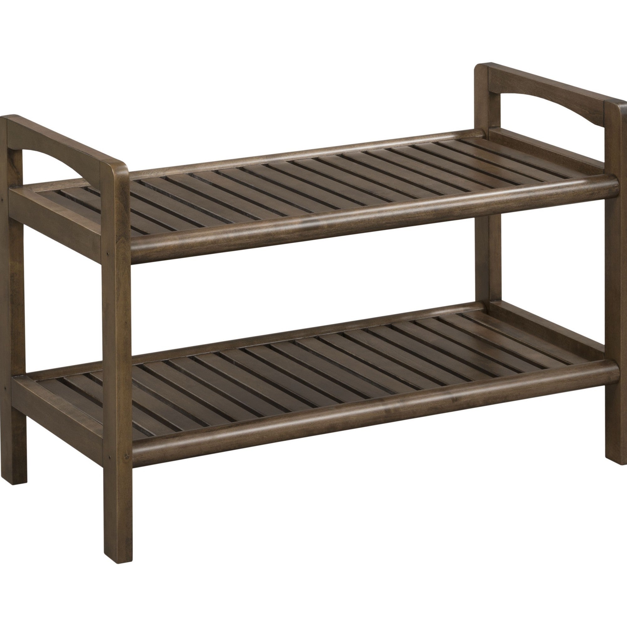Rectangular Large Solid Wood Dining Bench in Antique Chesnut