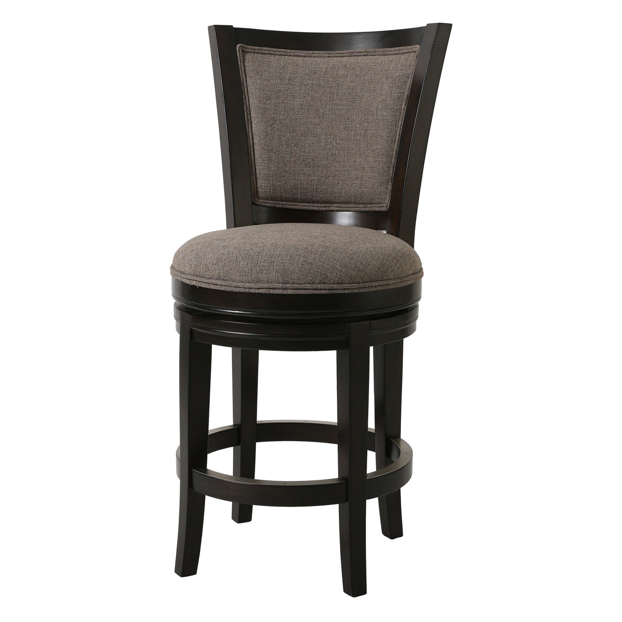 39" Truffle Hardwood Frame Upholstered Bar Stool