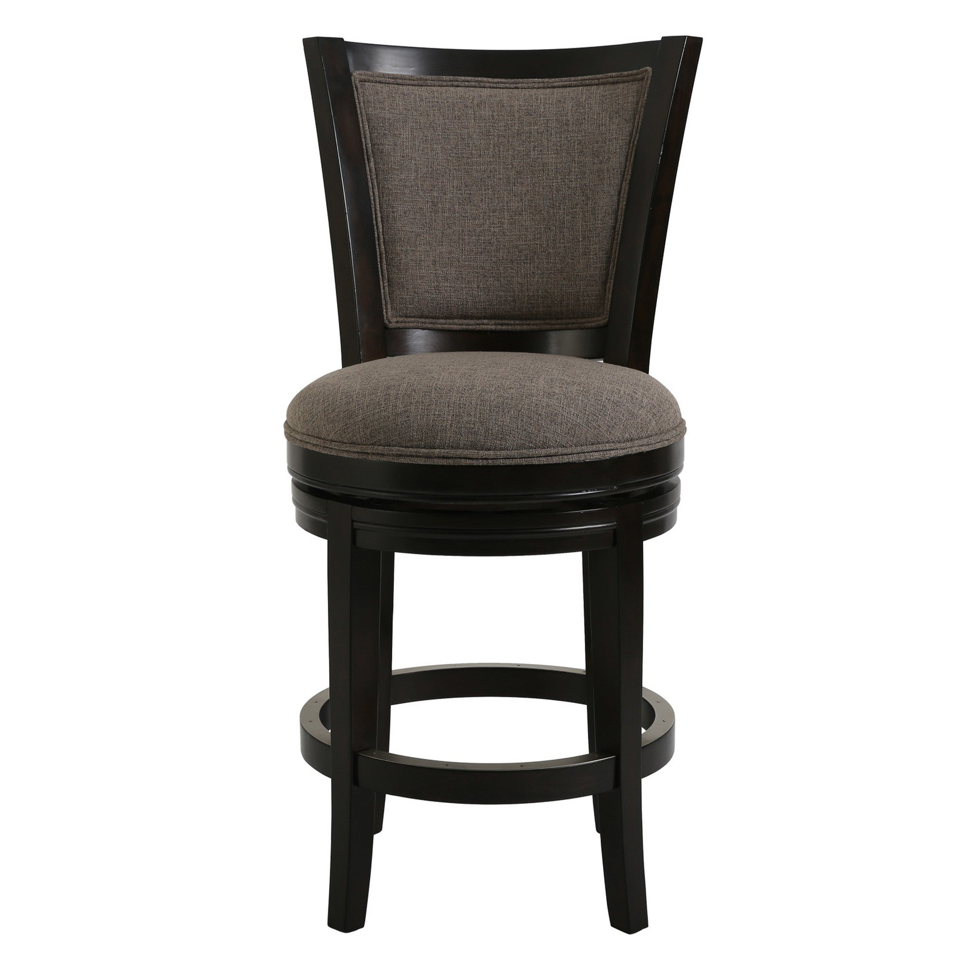 39" Truffle Hardwood Frame Upholstered Bar Stool