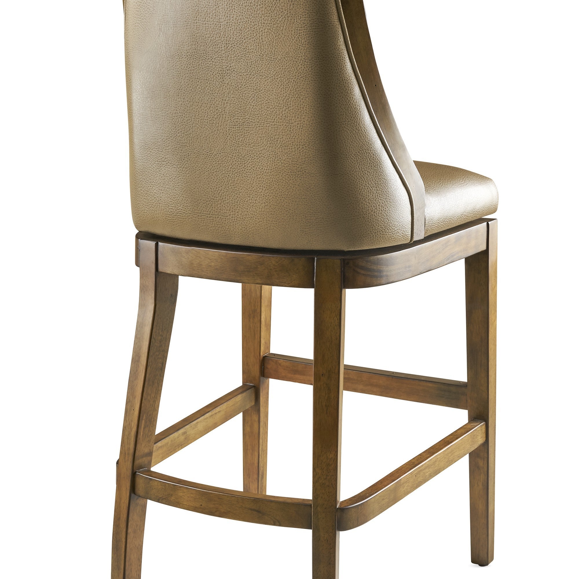40" Honeysuckle Rubber Wood Bar Stool