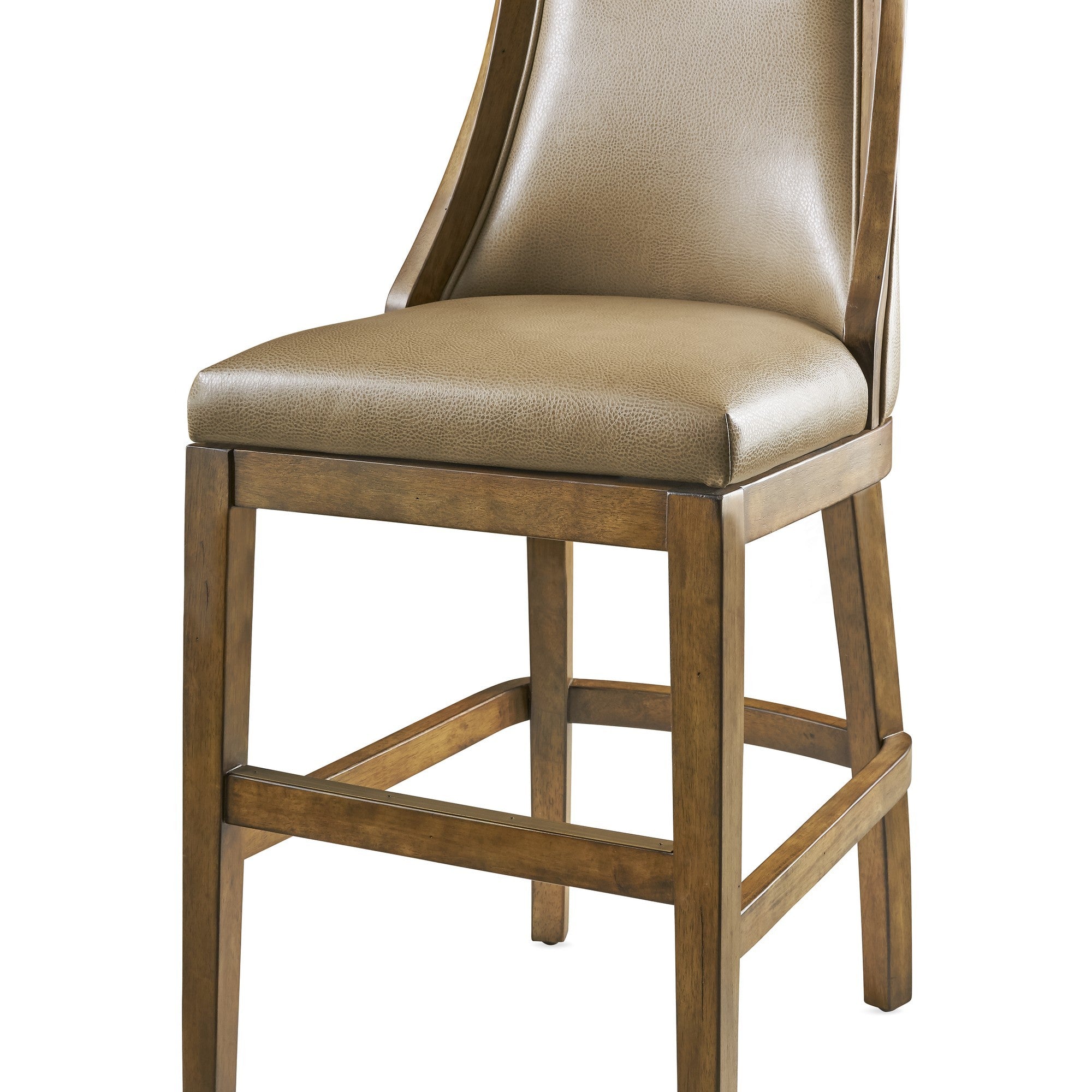 40" Honeysuckle Rubber Wood Bar Stool