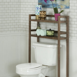 48" Bathroom Extra Storage with 2 Shelves in Antique Chestnut