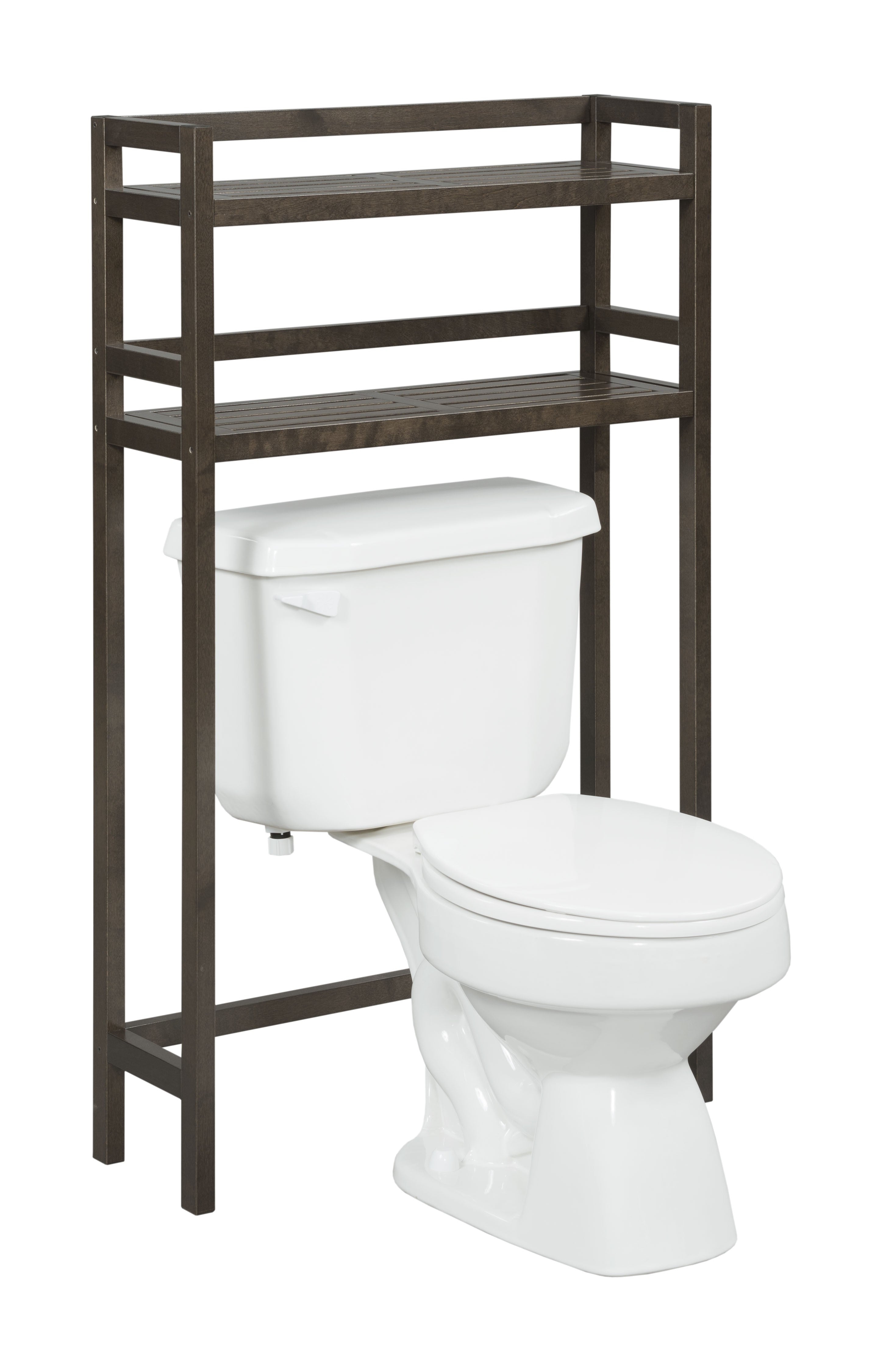 48" Bathroom Extra Storage with 2 Shelves in Espresso