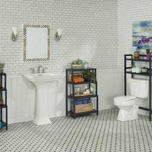 48" Bathroom Extra Storage with 2 Shelves in Graphite