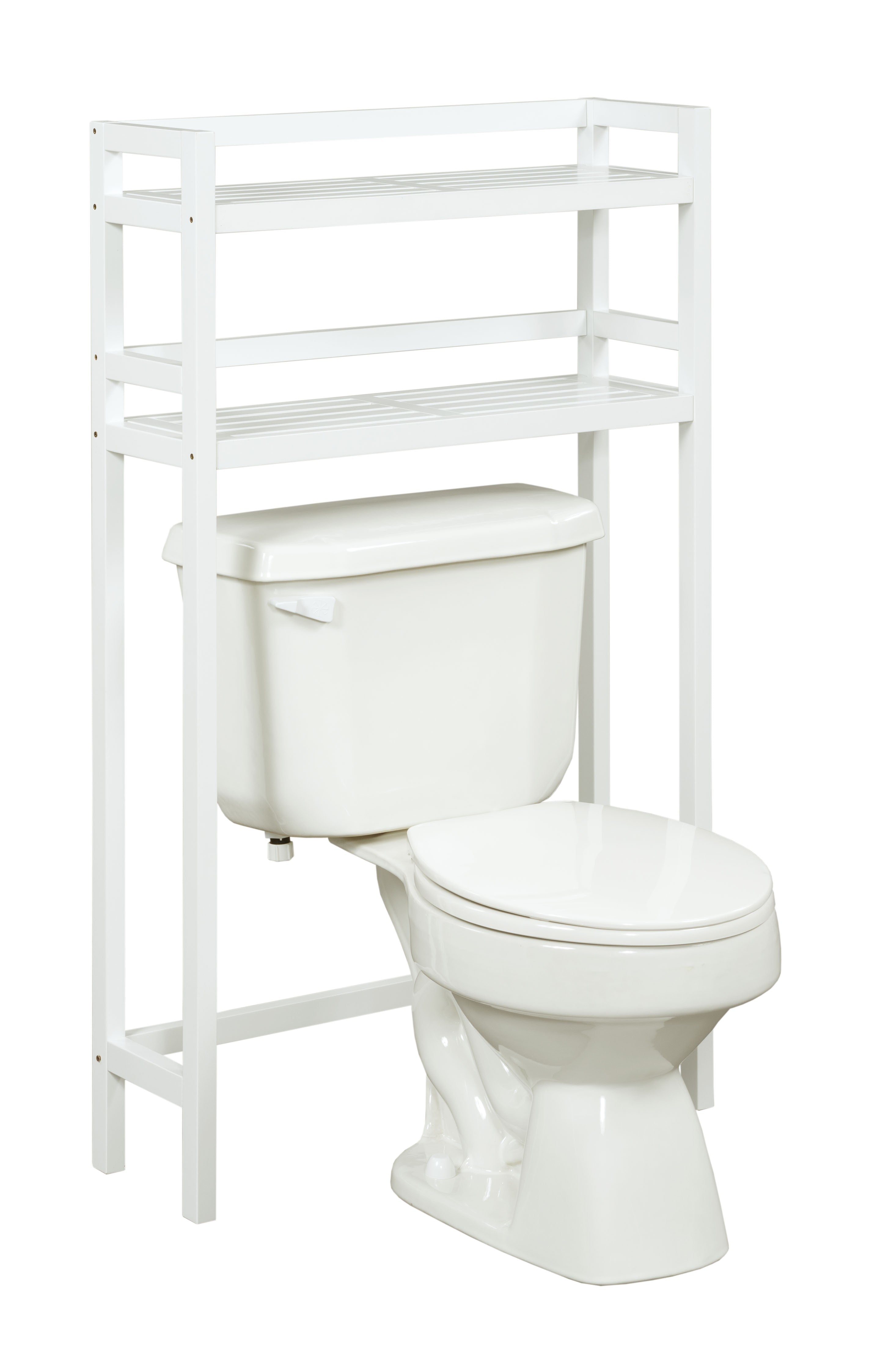 48" Bathroom Extra Storage with 2 Shelves in White