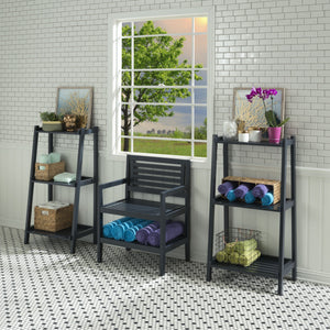42" Bookcase with 3 Shelves in Graphite